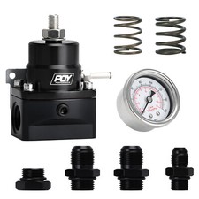 3-70 Psi Billet Aluminum Fuel Pressure Regulator W An8 Feed An6 Return 3 Spring