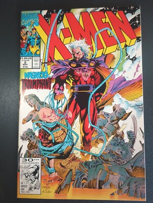 X-Men #2 (Marvel Comics November 1991) Firestorm NM Cond 9.4 Magneto Vs X-Men 