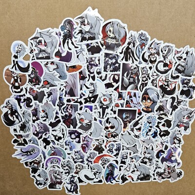 20 Random Loona Helluva Boss Stickers Cute Furry Hellhound 1.5''