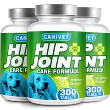 CANIVET Dog Hip and Joint Supplement 900 TABLETs OFFER | UK MADE |