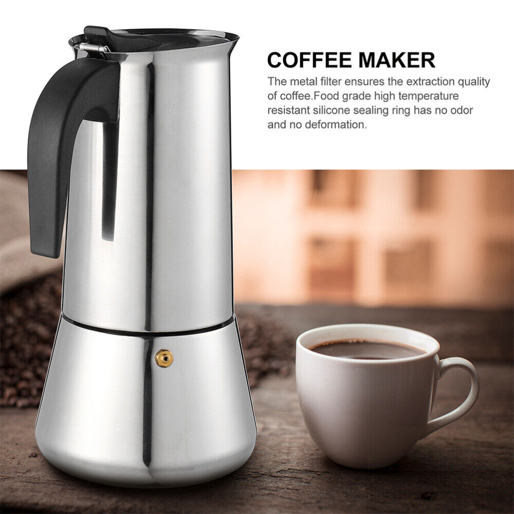 espresso machine Coffee Percolator Stainless Steel Pot Metal