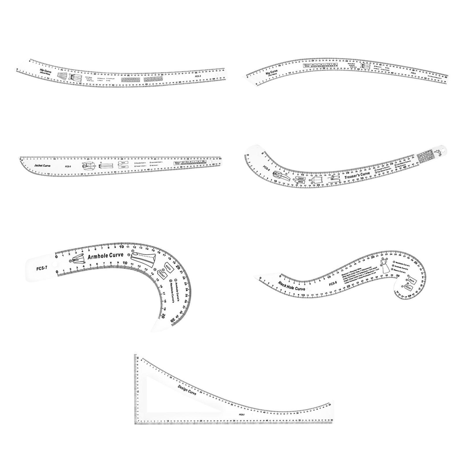 French Curve Ruler Clothing DIY Metric Fashion Design Measure Pattern  Making | eBay