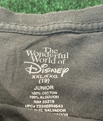 Wonderful World Of Disney Cheshire Cat Tshirt 2XL Juniors | eBay