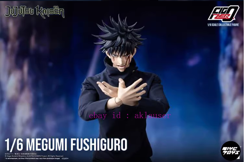Threezero Z03750m0 1/6 Jujutsu Kaisen Megumi Fushiguro Action