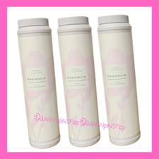 M&S Talcum Powder Magnolia Silky Talc 200g x3 NEW Marks Spencer Floral Range