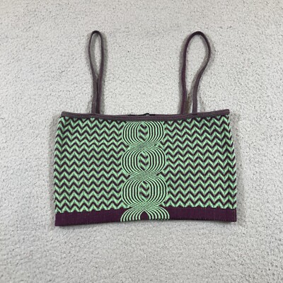 Zara Multicolor Tanktop Women M/L Spaghetti Strap Geometric Bohemic Festival