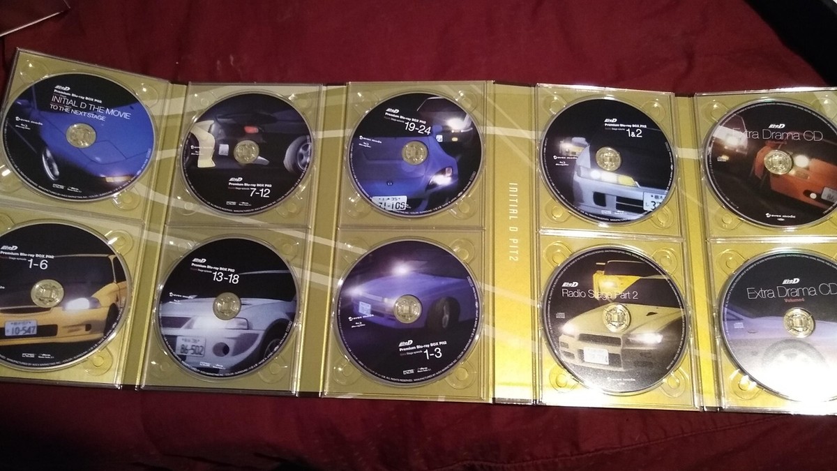 US SELLER! Anime Initial D Premium Pit Blu-ray Box Pit 1 Pit