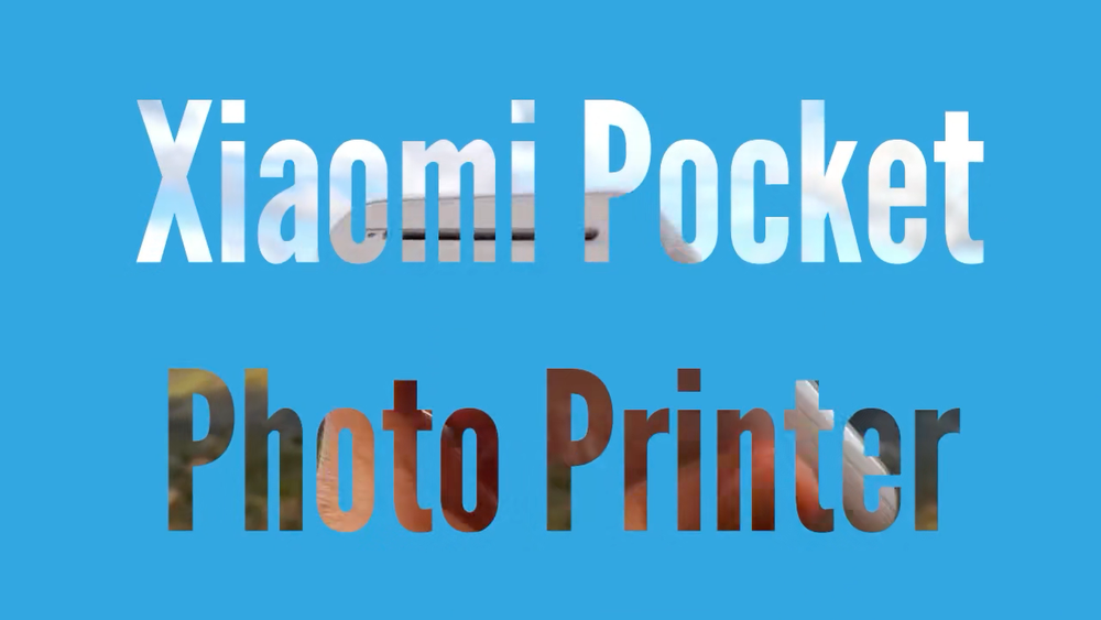 Xiaomi Portable Photo Printer / ZINC Inkless Technology