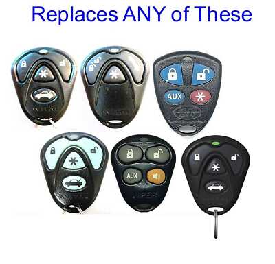 Viper 7143L 4-Button Replacement ASK Transmitter 474S 474 475 476 485 820041 