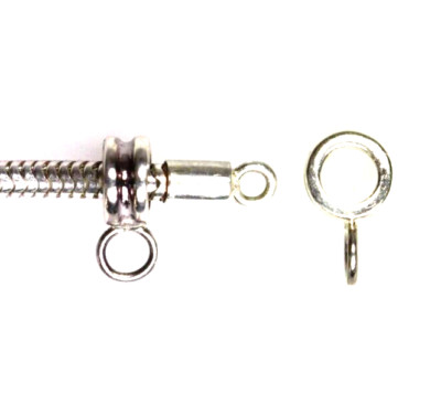 925 Sterlingsilber Charm Ring für Bead's Armbänder Anhänger.