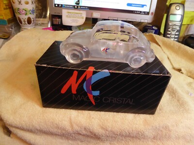 MC Magic Christall HC 2456  Glas Auto  VW Beetle 15 cm Echt Bleikristall 24 % Pb