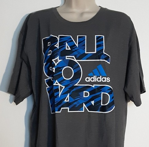 Adidas Graphic Tshirt Damen Größe XL grau blau kurzarm