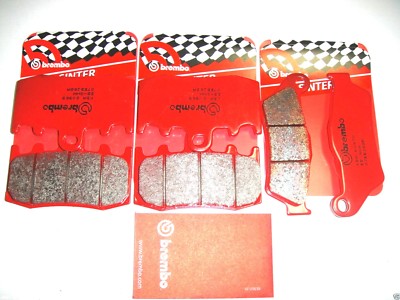 KIT PASTIGLIE FRENO BREMBO ANTERIORI POSTERIORI PER BMW K 1300 R 2009