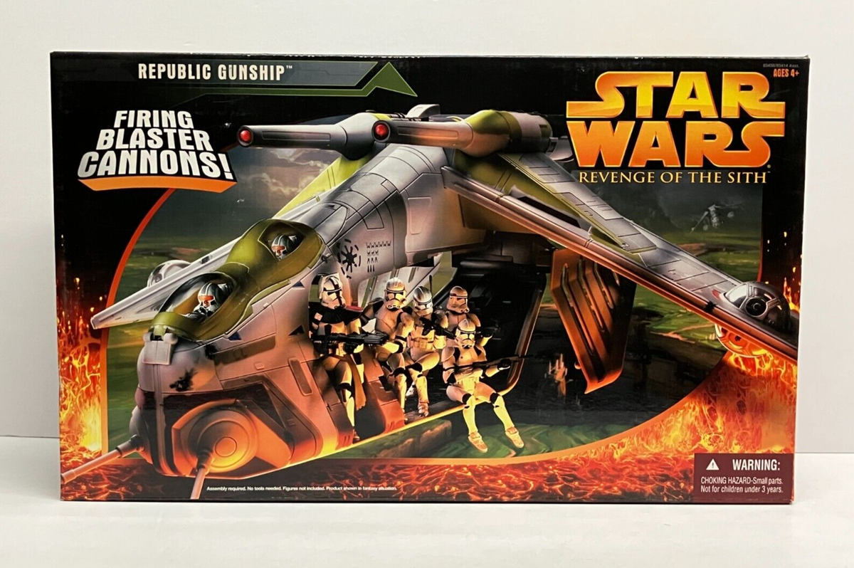 2005 Hasbro Star Wars Revenge of the Sith REPUBLIC GUNSHIP 2005 Hasbro Star Wars Revenge of the Sith REPUBLIC GUNSHIP