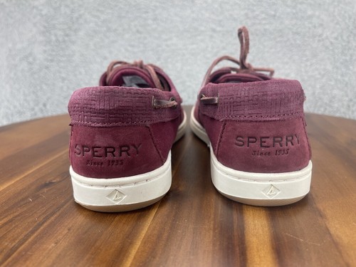 Scarpe da barca Sperry donna Coastfish 2 occhielli bordeaux slip on taglia 6, 7, 10, 11 - Foto 5 di 10