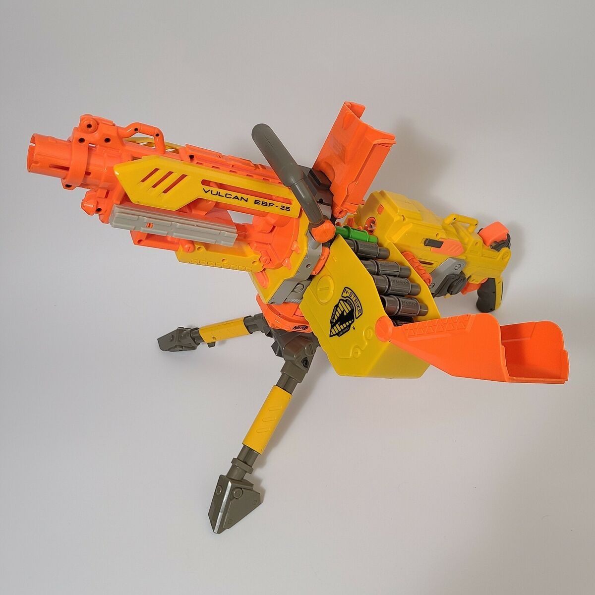 Nerf N-Strike Vulcan EBF-25 Dart Gun 100% Complete Ammo Box Nerf N-Strike Vulcan EBF-25 Dart Gun 100% Complete Ammo Box