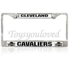 Cleveland Cavaliers Basketball License Plate Frame made With Swarovski crystal