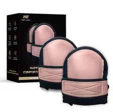 Hmyl Easy Super Soft Leather Knee Pads for Work with Non-Slip Strap, Shorts Ava