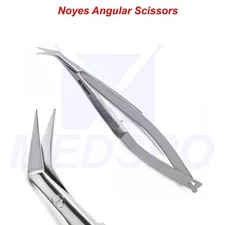 Micro Noyes Angular Spring Action Scissors Ophthalmic Shears Dissecting Tools