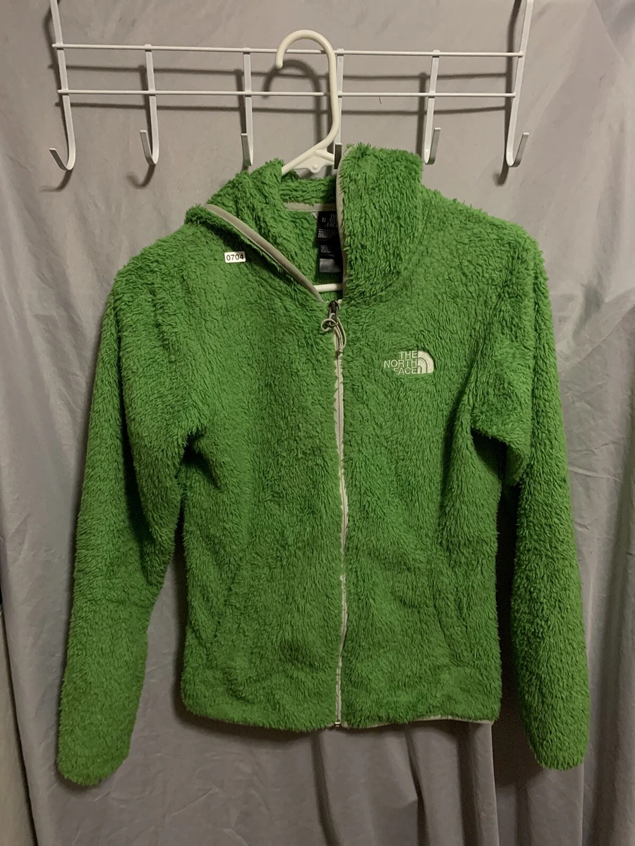 The North Face Sweater Adult Extra Small Green Long Sleeve Sherpa Women's