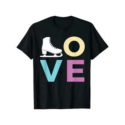 Figure Skating Gift Shirt For Girls Women Love Ice Skate T-Shirt