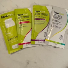  DevaCurl Hair Styling Products Sample/Travel Size Lot - 1 fl.oz./30ml x 4 