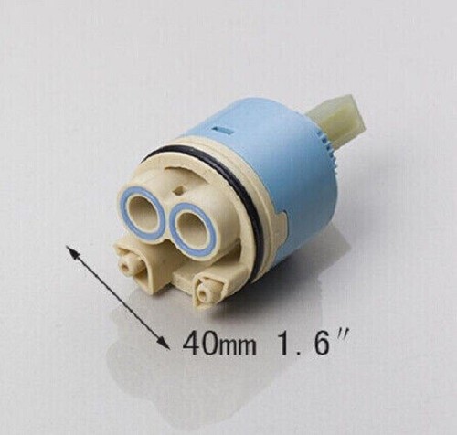 Ceramic Cartridge Shower Faucet Accessories 20-25-35MM Faucet Mixer Valve Flat - Picture 3 of 27