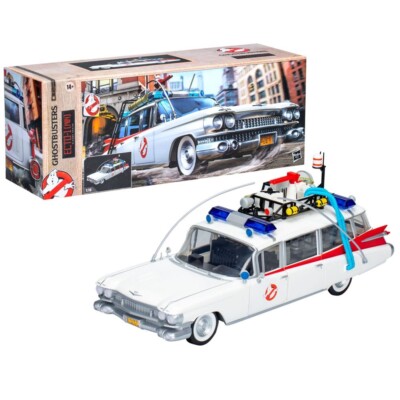 GHOSTBUSTERS 1984 ECTO-1 PLASMA SERIES 1/18 HASBRO