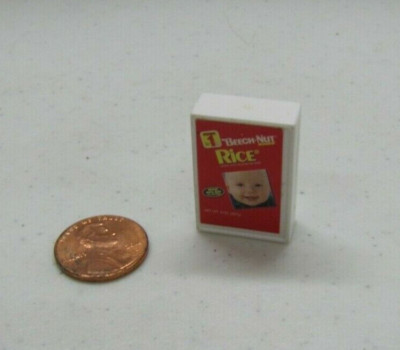 Barbie Dollhouse Baby Rice Cereal Beech Nut Box Doll Nursery Toy Nikki ...