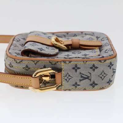 LOUIS VUITTON Monogram Mini Juliet PM Shoulder Bag Blue M92005 LV 