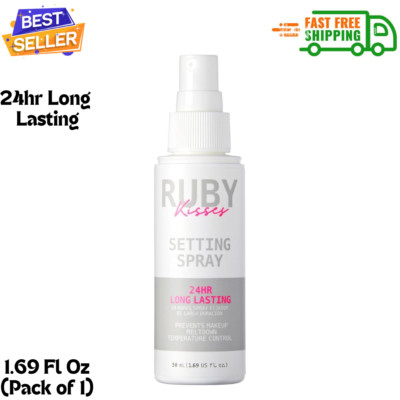 Ruby Kisses 24hr Long Lasting Setting Spray 1.69 Fl Oz (Pack of 1) ...
