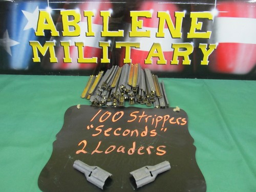 5.56 .223 STRIPPER CLIPS SPOON CHARGER LOADER 100 PLUS IN EACH BAG