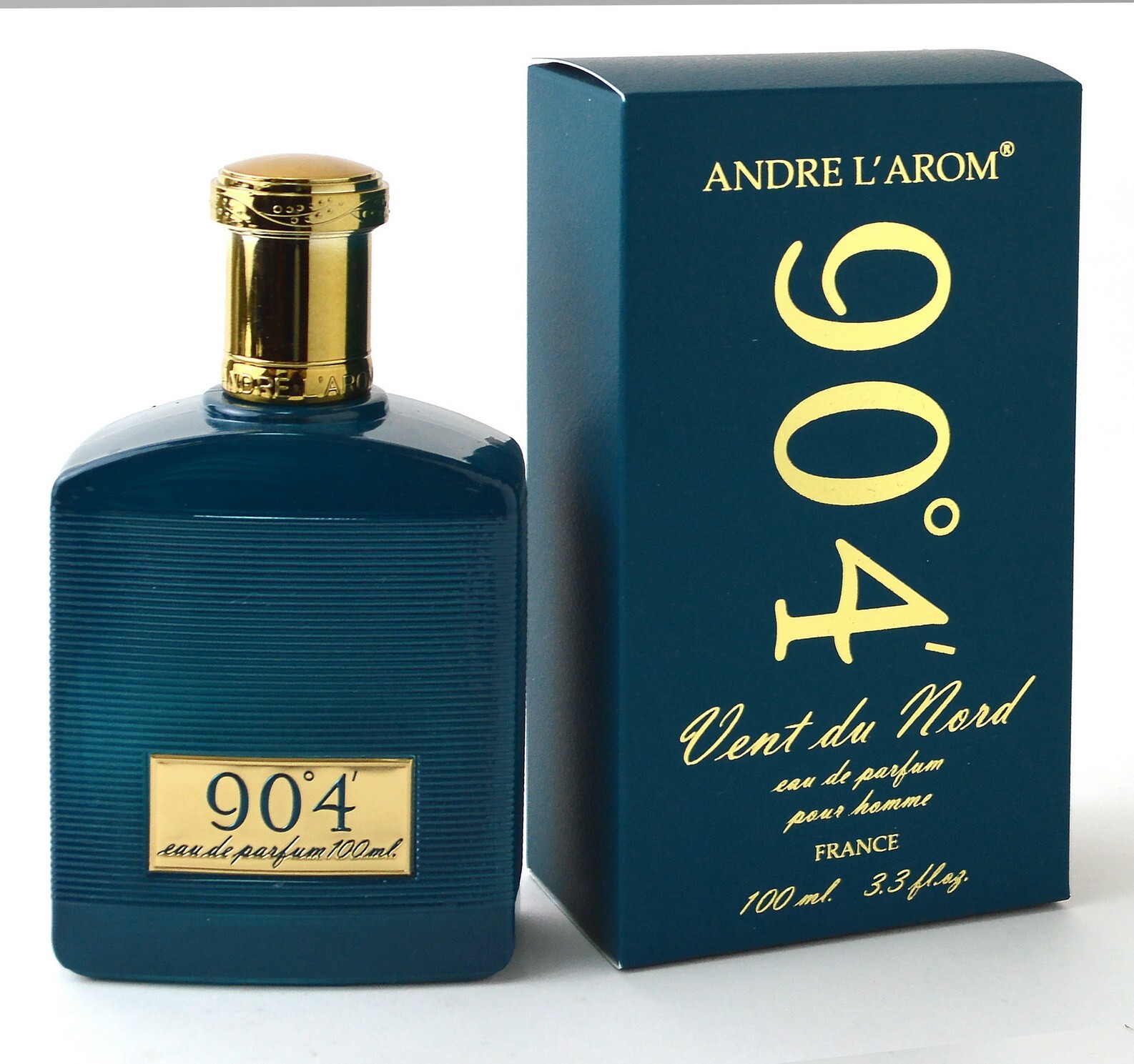 Eau de parfum VENT DU NORD 90°4' pour homme solution sillage longue durée