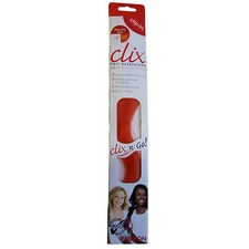 Hair Extensions Clip In One Piece Clix Micro Raunchy Red Fancy Beauty 16"