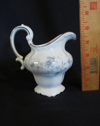 Johann Haviland Creamer Sugar Blue Garland Bavaria Germany - Picture 9 of 12