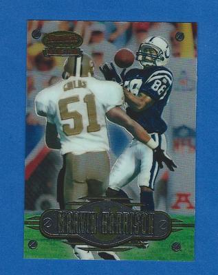 1996 BOWMAN'S BEST BETS #7 MARVIN HARRISON ROOKIE FOOTBALL CARD
