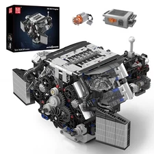 Mould King W12 Engine Drive Motor Model Building Block Toy Collectibles 871 Pcs