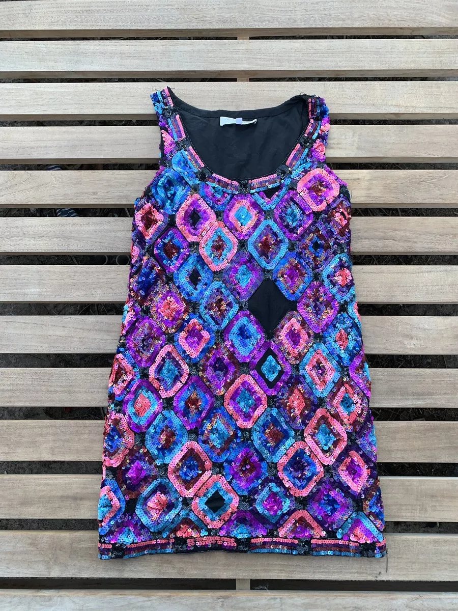 Trina turk sequin dress cheap