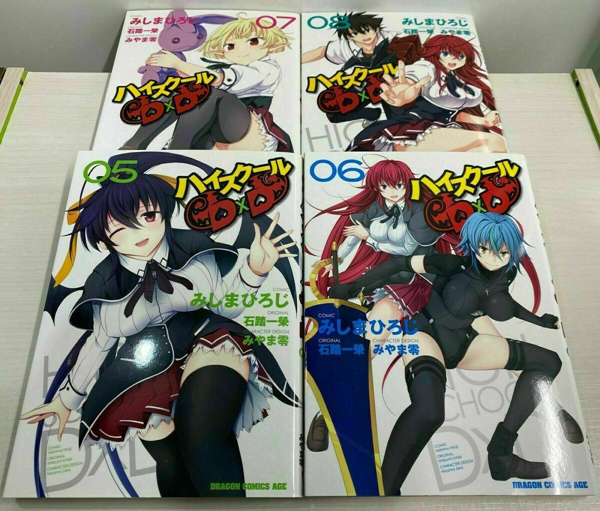 USED High School DxD Novel Vol.1-25 + Manga Vol.1-11+1 37 Set Japanese  Version