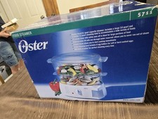 ****Oster**** 6.1 Quart Double Tiered Steamer in White, Model 5711 
