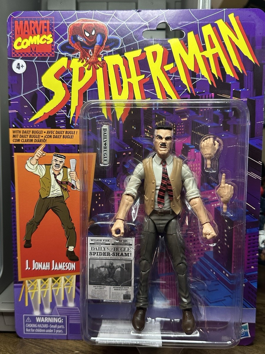 Marvel Legends Spider-Man Retro J. Jonah Jameson 6” Action Figure