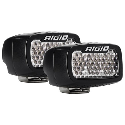 #ad Rigid 980003 SR M Series PRO White Rectangle LED Lights Pair Kit Black Aluminum $359.99