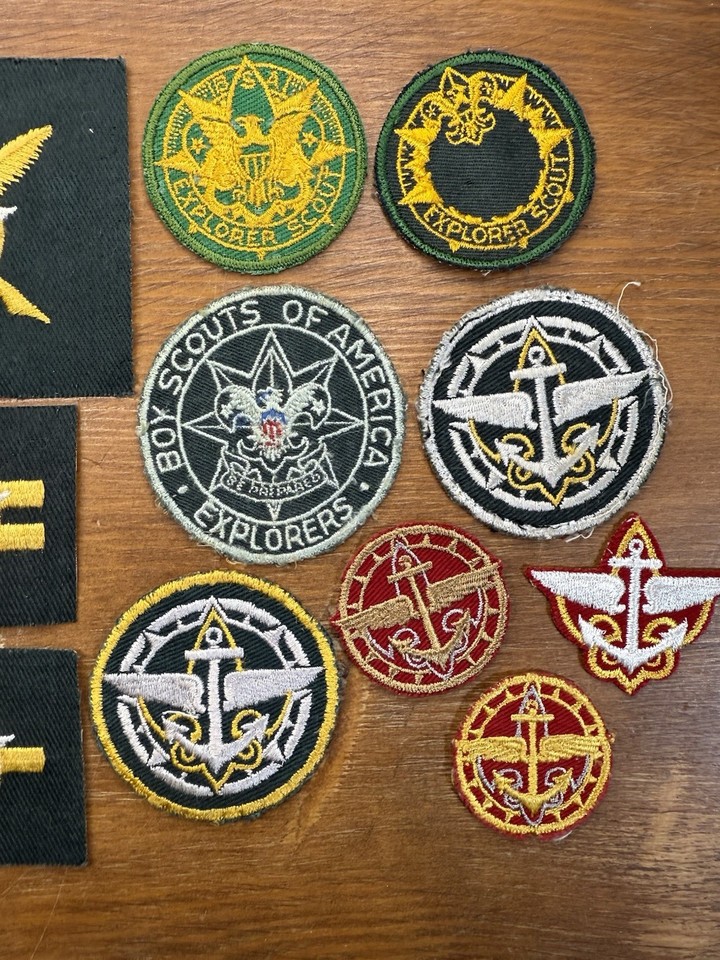 VTG 1950s/1960s Set 11 Rank Award Explorer Program Boy Scouts of ...