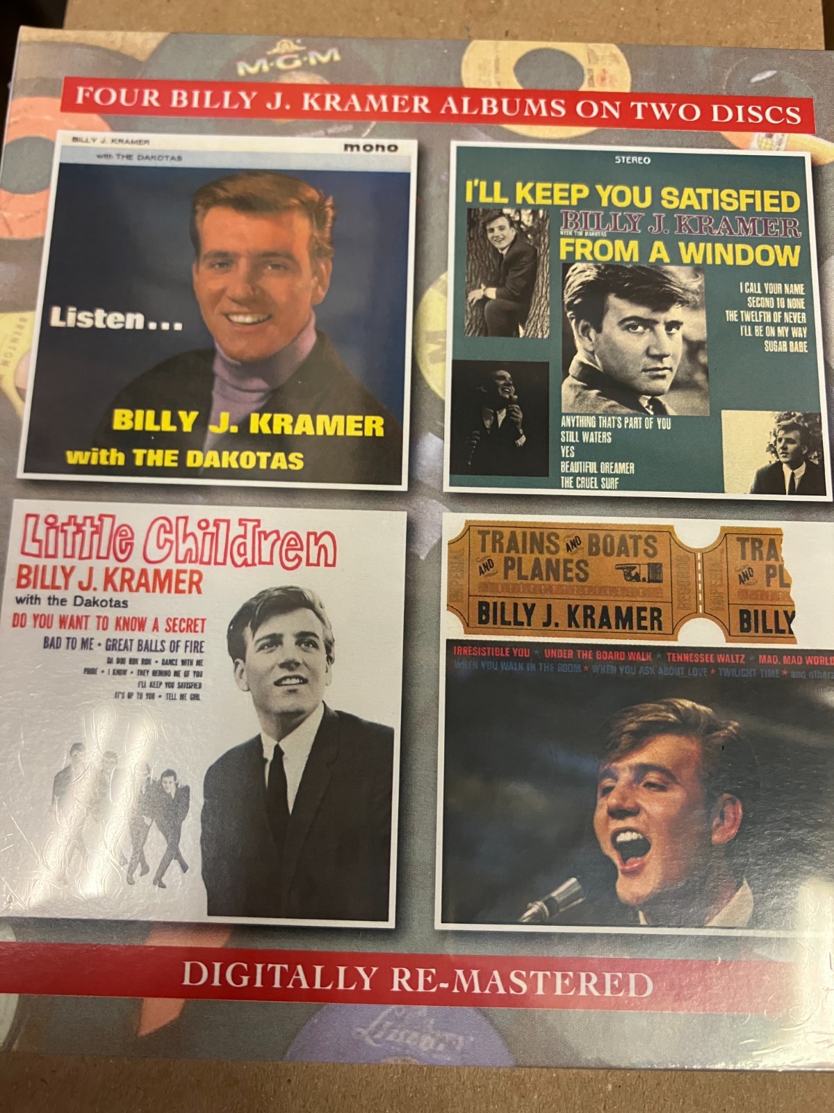 BILLY J KRAMER.    Listen / I'll Keep You Satisfied / Little Children / Trains a