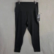 90 Degree by Reflex Women's Super Hi Rise Ankle Leggings Size XL Black NWT