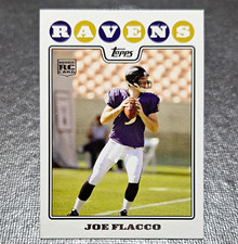 Topps 2008 Joe Flacco Rookie Football Base #335 Baltimore Ravens Trading Card. rookie card picture
