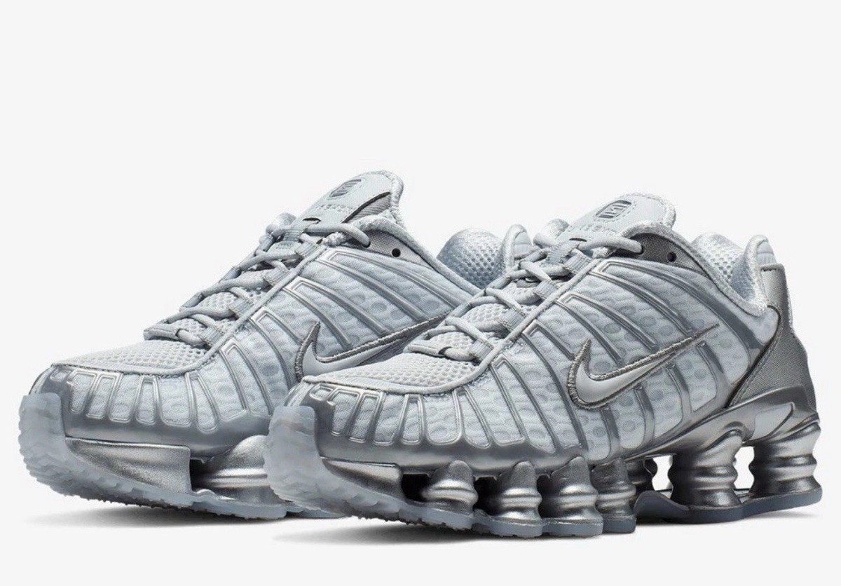 Women's Nike Shox TL Pure Platinum Chrome AR3566-003 Size 7.5 | eBay