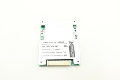 13S 48V (54,6V) 60A Li-Ion BMS mit Balance Ultra Slim (für unter 2500W Motoren)
