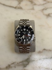 Seiko 5 Mens Automatic GMT Sports Watch Black...