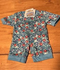 Build A Bear Workshop Sanrio Hello Kitty One Piece Pajamas Blue NWT New Pjs S1